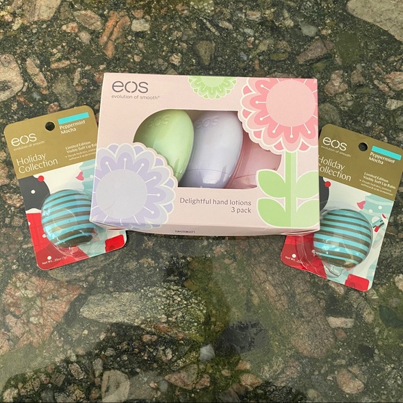 Sephora Other - NWT 5 eos goodies lip balm & hand lotion